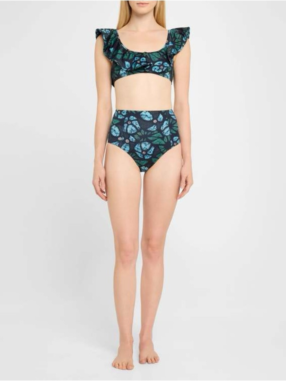 Ulla Johnson Zahara High Rise Bikini Bottom (Urchin)